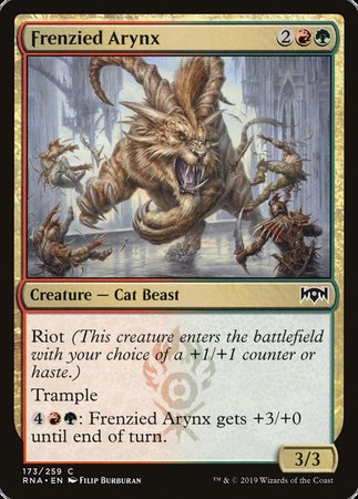 Frenzied Arynx [Ravnica Allegiance] | Cards and Coasters CA