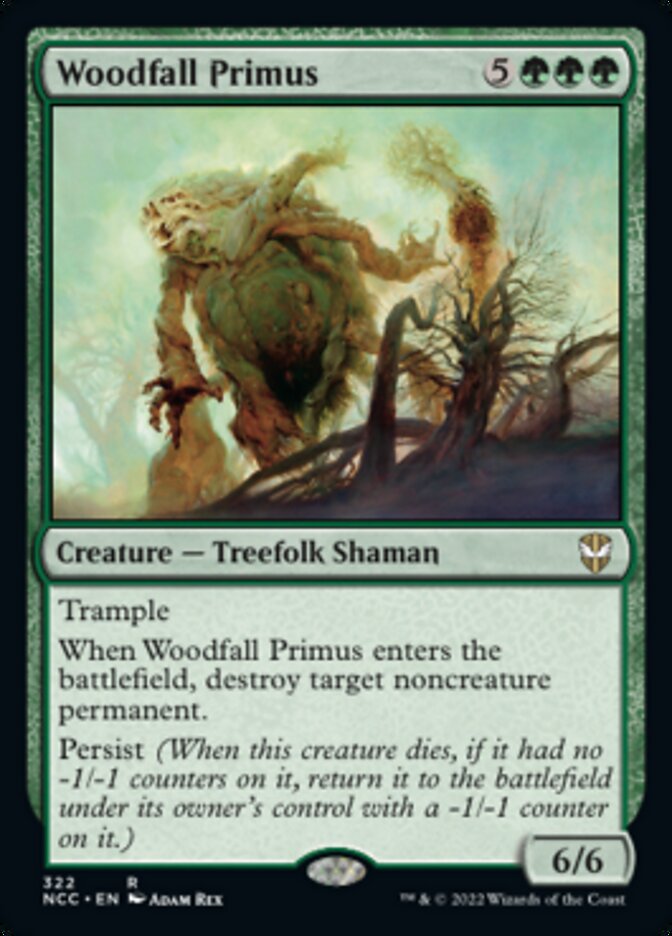 Woodfall Primus [Streets of New Capenna Commander] | Cards and Coasters CA
