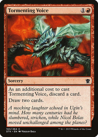 Tormenting Voice [Dragons of Tarkir] | Cards and Coasters CA