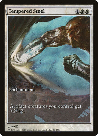 Tempered Steel [Scars of Mirrodin Promos] | Cards and Coasters CA