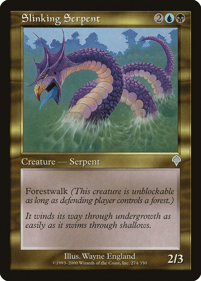Slinking Serpent [Invasion] | Cards and Coasters CA