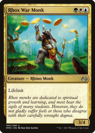 Rhox War Monk [Modern Masters 2017] | Cards and Coasters CA