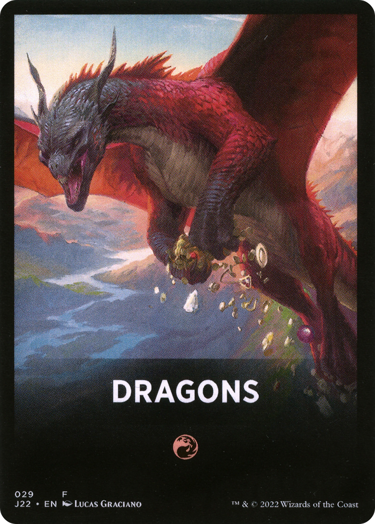 Dragons Theme Card [Jumpstart 2022 Front Cards] | Cards and Coasters CA