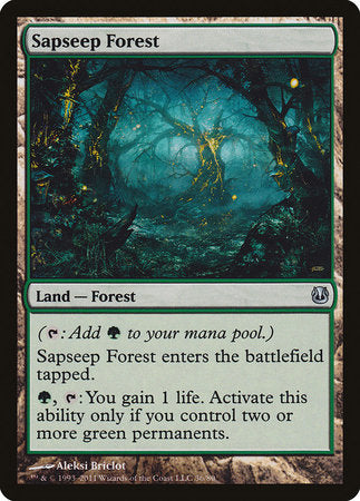 Sapseep Forest [Duel Decks: Ajani vs. Nicol Bolas] | Cards and Coasters CA