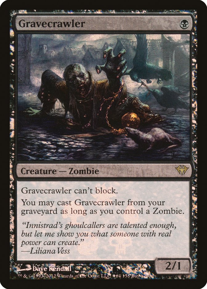Gravecrawler (Buy-A-Box) [Dark Ascension Promos] | Cards and Coasters CA