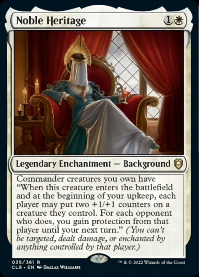 Noble Heritage [Commander Legends: Battle for Baldur's Gate] | Cards and Coasters CA