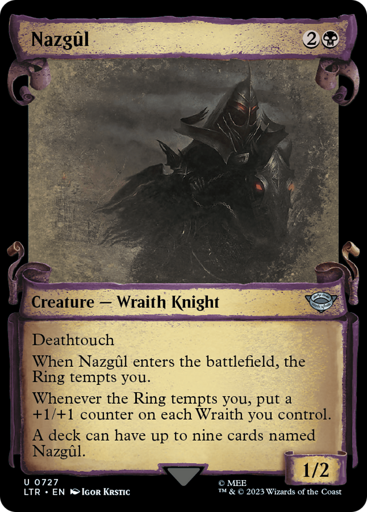 Nazgul (0727) [The Lord of the Rings: Tales of Middle-Earth Showcase Scrolls] | Cards and Coasters CA