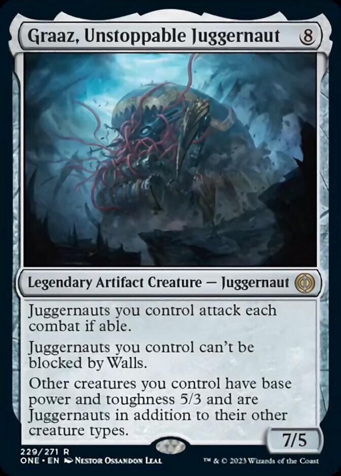 Graaz, Unstoppable Juggernaut [Phyrexia: All Will Be One] | Cards and Coasters CA