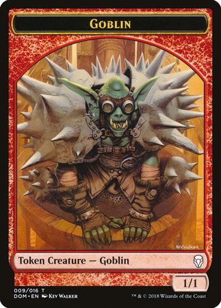 Goblin Token [Dominaria Tokens] | Cards and Coasters CA