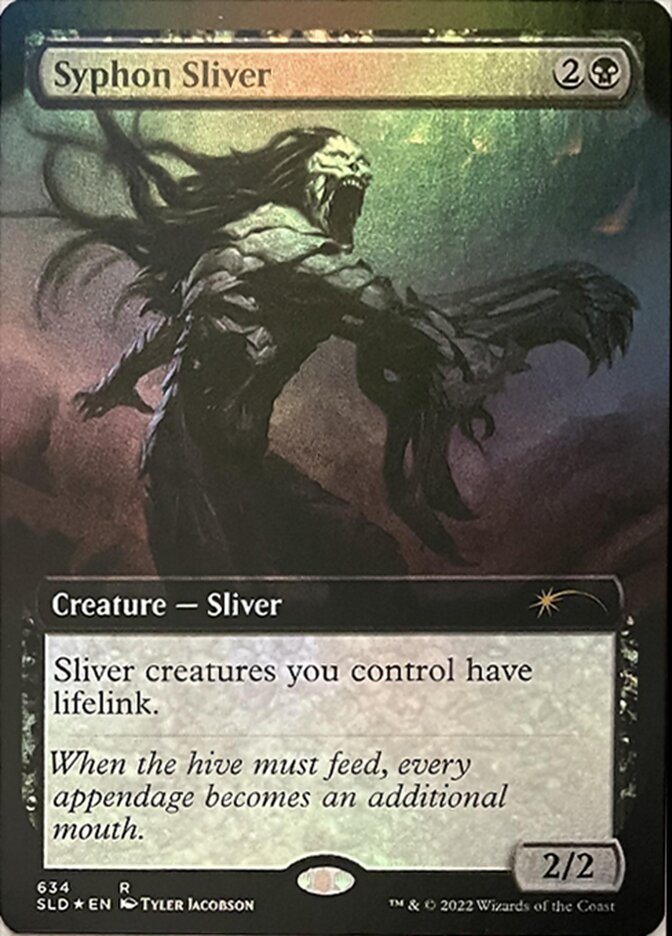 Syphon Sliver (Extended Art) [Secret Lair Drop Promos] | Cards and Coasters CA