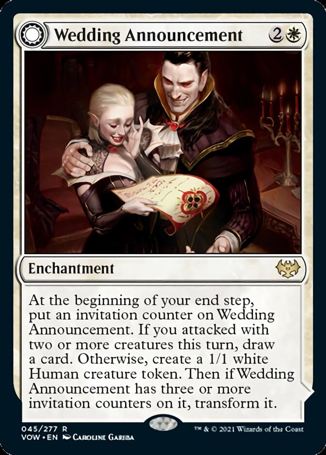 Wedding Announcement // Wedding Festivity [Innistrad: Crimson Vow] | Cards and Coasters CA