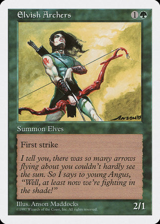 Elvish Archers [Fifth Edition] | Cards and Coasters CA