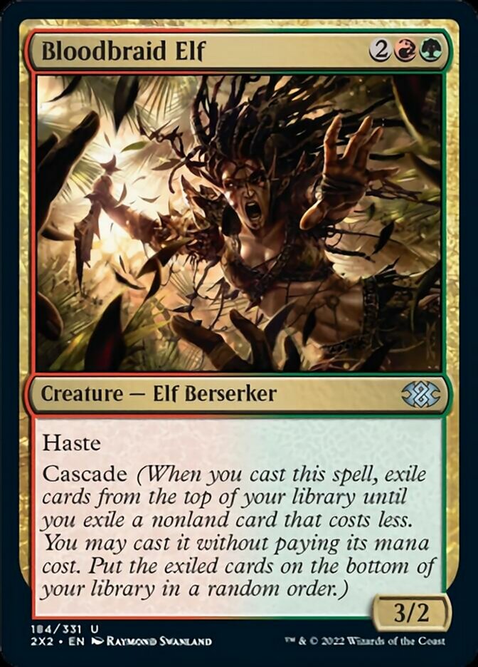 Bloodbraid Elf [Double Masters 2022] | Cards and Coasters CA