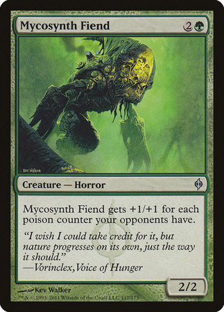 Mycosynth Fiend [New Phyrexia] | Cards and Coasters CA