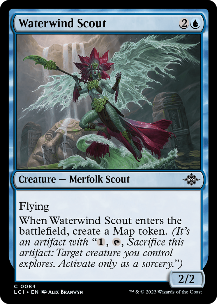 Waterwind Scout [The Lost Caverns of Ixalan] | Cards and Coasters CA