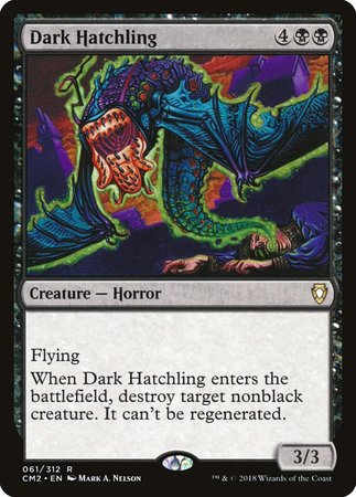 Dark Hatchling [Commander Anthology Volume II] | Cards and Coasters CA