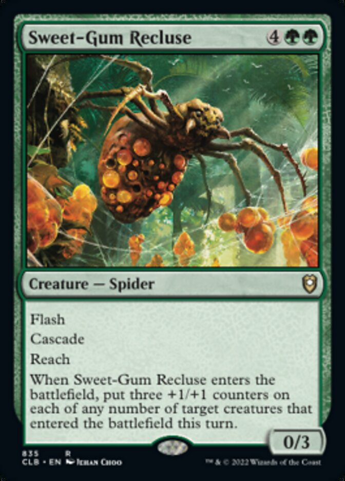 Sweet-Gum Recluse [Commander Legends: Battle for Baldur's Gate] | Cards and Coasters CA