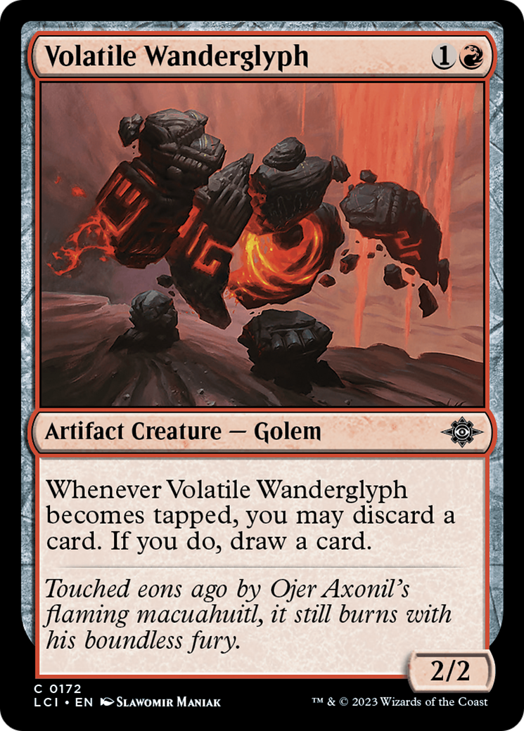Volatile Wanderglyph [The Lost Caverns of Ixalan] | Cards and Coasters CA