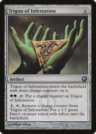 Trigon of Infestation [Scars of Mirrodin] | Cards and Coasters CA