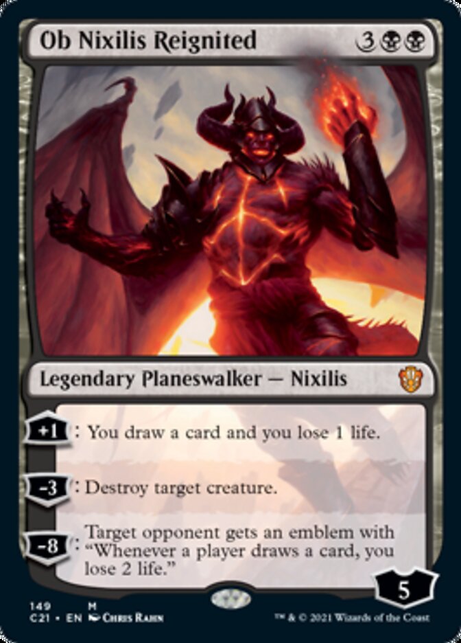 Ob Nixilis Reignited [Commander 2021] | Cards and Coasters CA