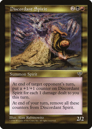 Discordant Spirit [Mirage] | Cards and Coasters CA