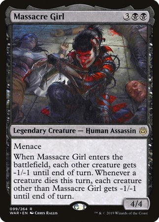 Massacre Girl [War of the Spark] | Cards and Coasters CA