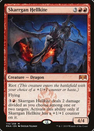 Skarrgan Hellkite [Ravnica Allegiance] | Cards and Coasters CA