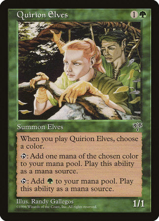 Quirion Elves [Mirage] | Cards and Coasters CA