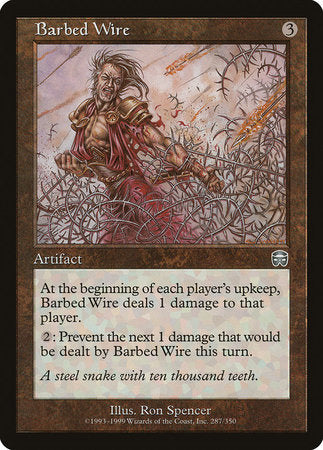 Barbed Wire [Mercadian Masques] | Cards and Coasters CA