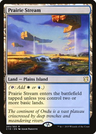 Prairie Stream [Commander 2019] | Cards and Coasters CA