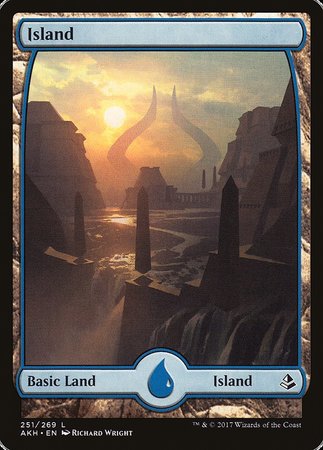 Island (251) - Full Art [Amonkhet] | Cards and Coasters CA