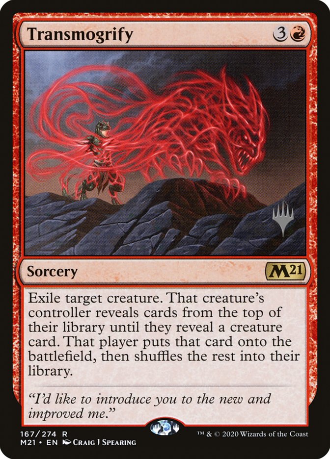Transmogrify (Promo Pack) [Core Set 2021 Promos] | Cards and Coasters CA