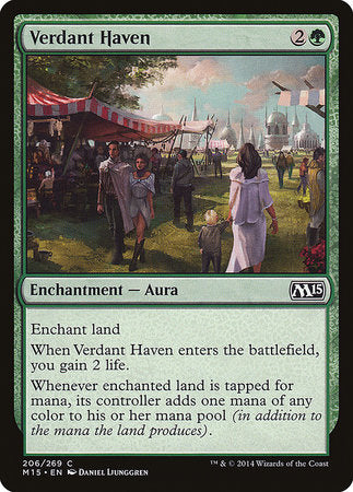 Verdant Haven [Magic 2015] | Cards and Coasters CA