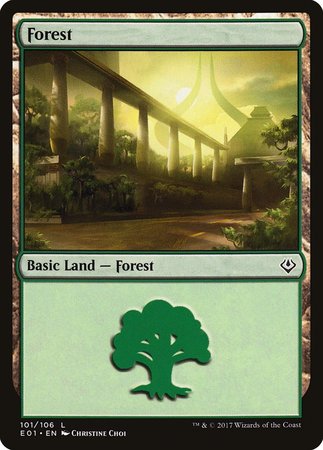 Forest (101) [Archenemy: Nicol Bolas] | Cards and Coasters CA