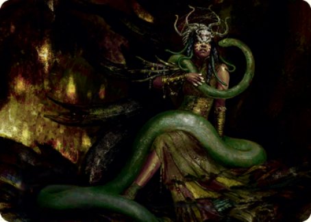 Saryth, the Viper's Fang Art Card [Innistrad: Midnight Hunt Art Series] | Cards and Coasters CA