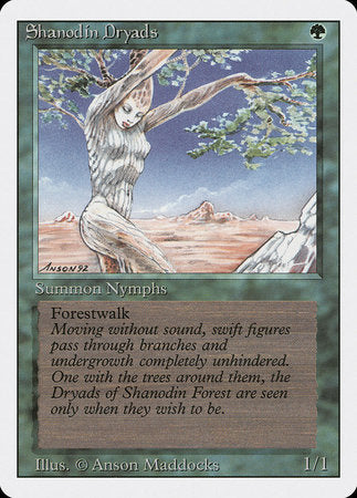 Shanodin Dryads [Revised Edition] | Cards and Coasters CA