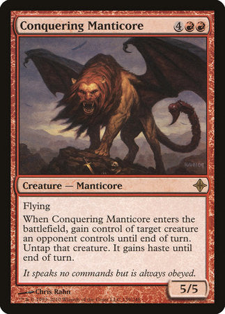 Conquering Manticore [Rise of the Eldrazi] | Cards and Coasters CA