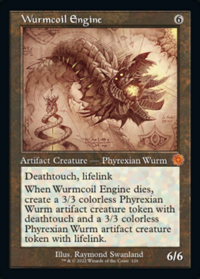 Wurmcoil Engine (Retro Schematic) [The Brothers' War Retro Artifacts] | Cards and Coasters CA