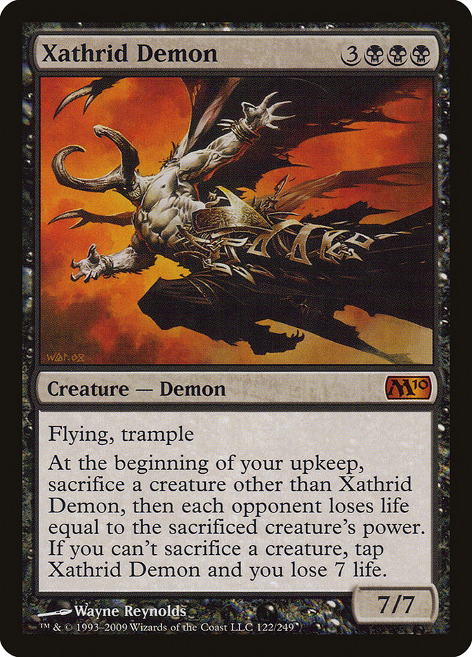 Xathrid Demon [Magic 2010] | Cards and Coasters CA