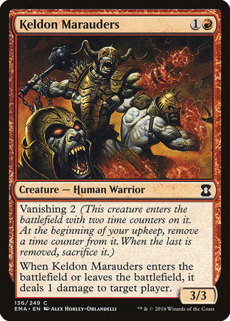Keldon Marauders [Eternal Masters] | Cards and Coasters CA