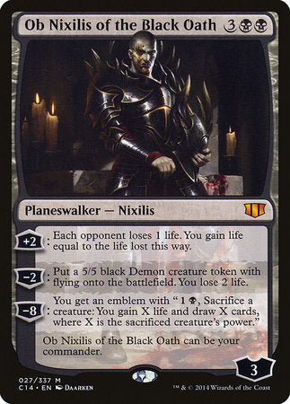 Ob Nixilis of the Black Oath [Commander 2014] | Cards and Coasters CA