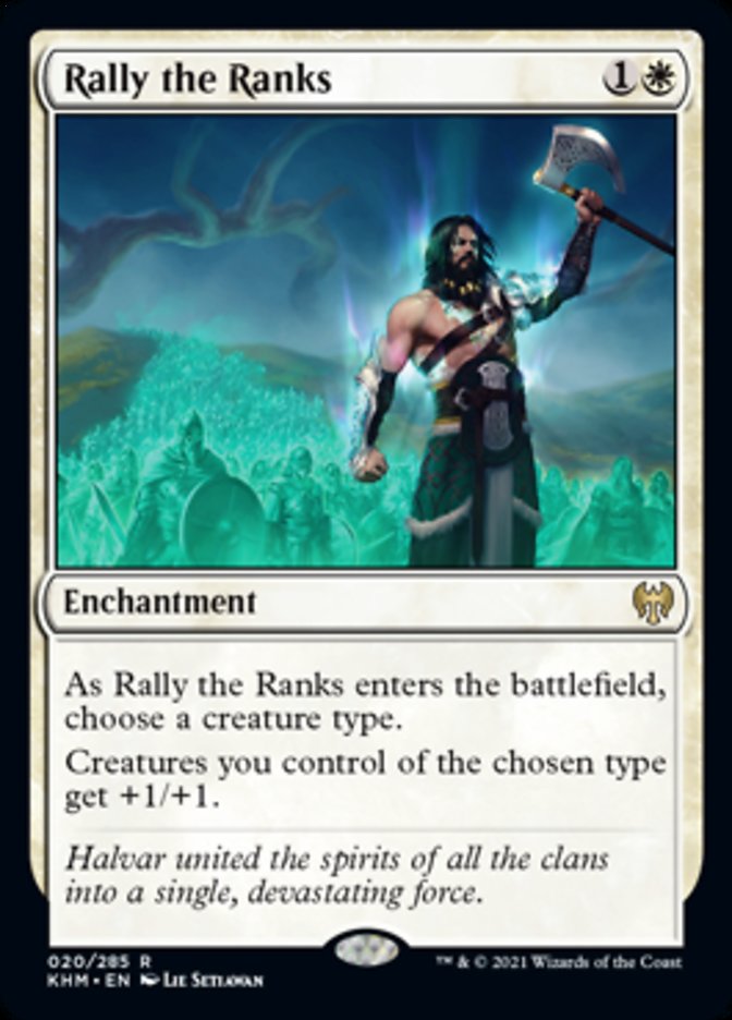 Rally the Ranks [Kaldheim] | Cards and Coasters CA