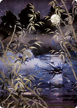 Swamp Art Card [Kamigawa: Neon Dynasty Art Series] | Cards and Coasters CA