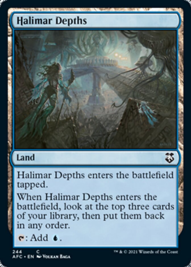 Halimar Depths [Dungeons & Dragons: Adventures in the Forgotten Realms Commander] | Cards and Coasters CA