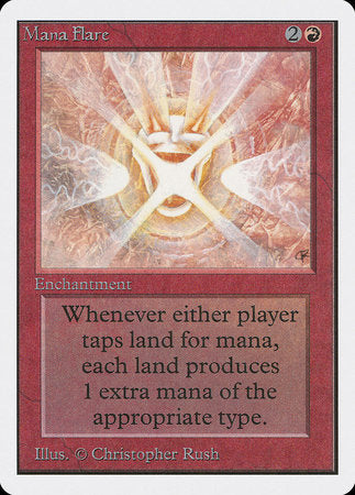 Mana Flare [Unlimited Edition] | Cards and Coasters CA