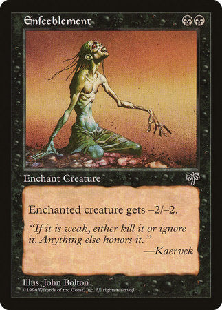 Enfeeblement [Mirage] | Cards and Coasters CA