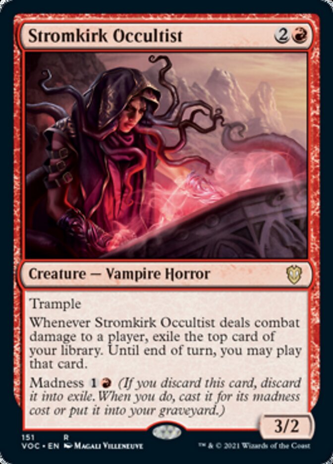 Stromkirk Occultist [Innistrad: Crimson Vow Commander] | Cards and Coasters CA