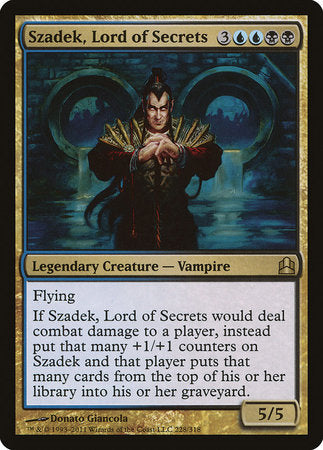 Szadek, Lord of Secrets [Commander 2011] | Cards and Coasters CA