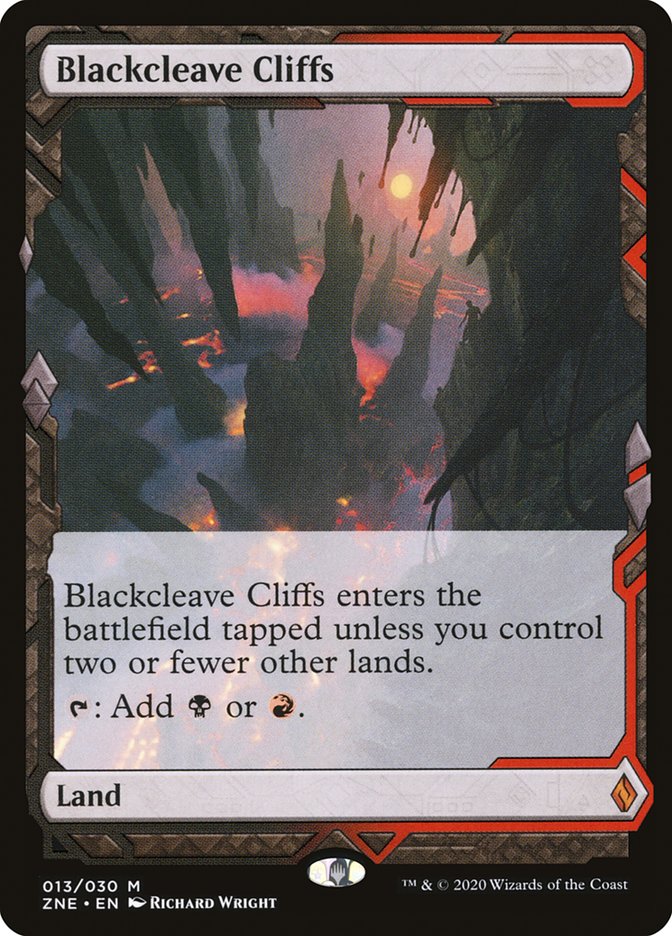 Blackcleave Cliffs [Zendikar Rising Expeditions] | Cards and Coasters CA