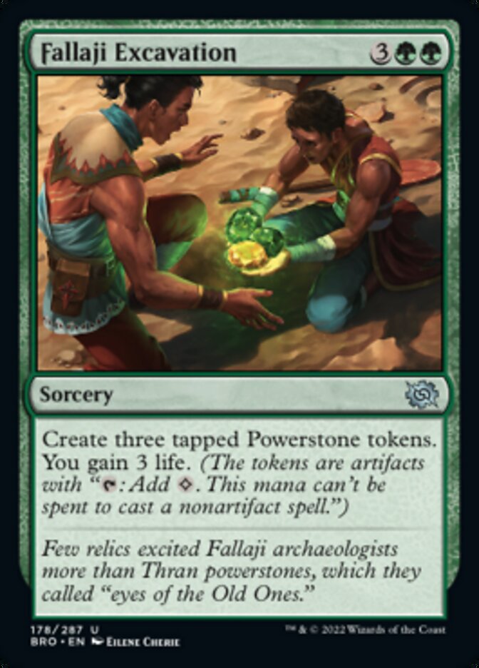 Fallaji Excavation [The Brothers' War] | Cards and Coasters CA